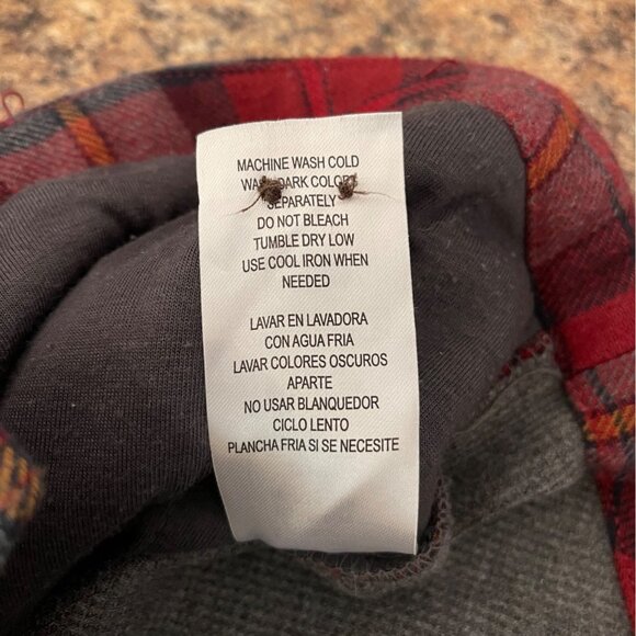 Lee Mens Flannel Shirt Jacket XL Plaid Thermal Lined Shacket Rugged Cabincore - Picture 7 of 11